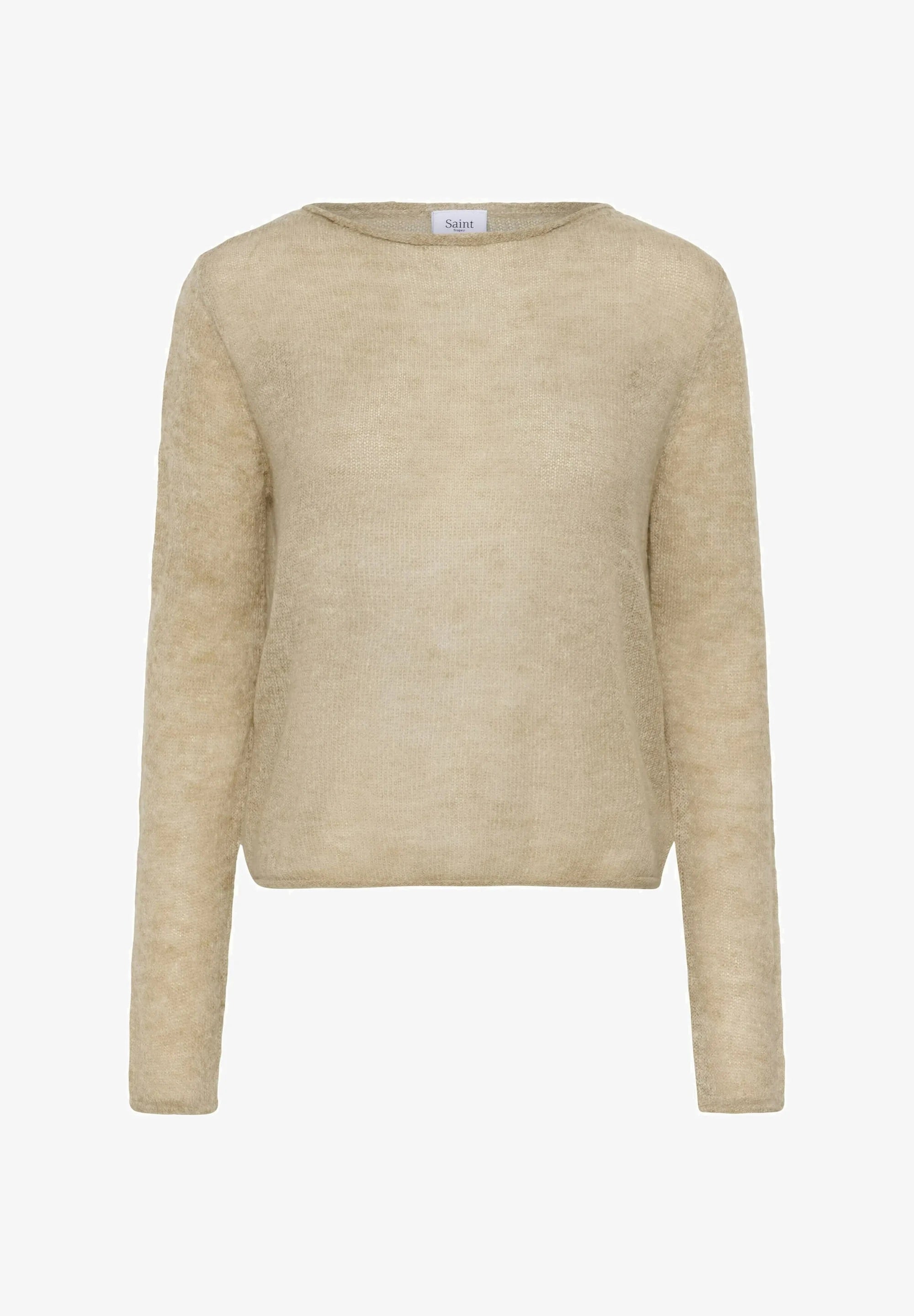 ANELISZ BOATNECK Jumper - Oxford Tan Melange