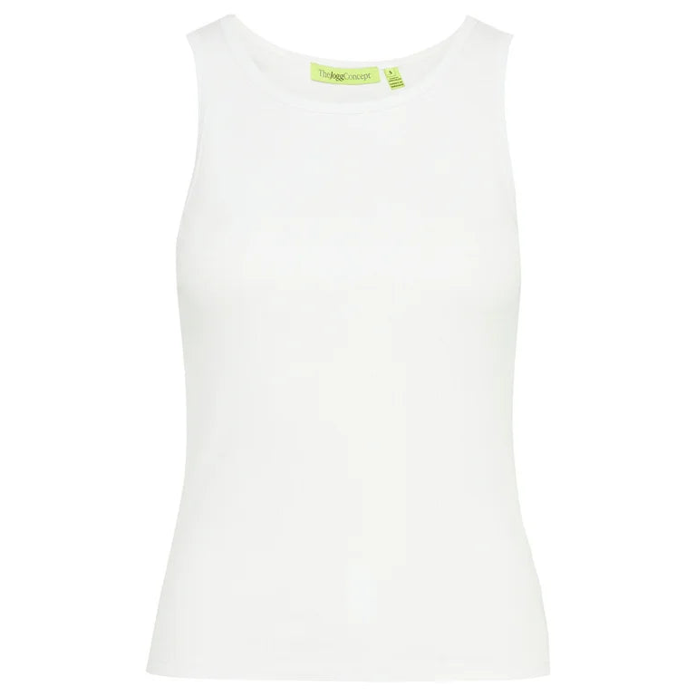 The Jogg Concept JCTonda Ribbed Tank Top - Off White