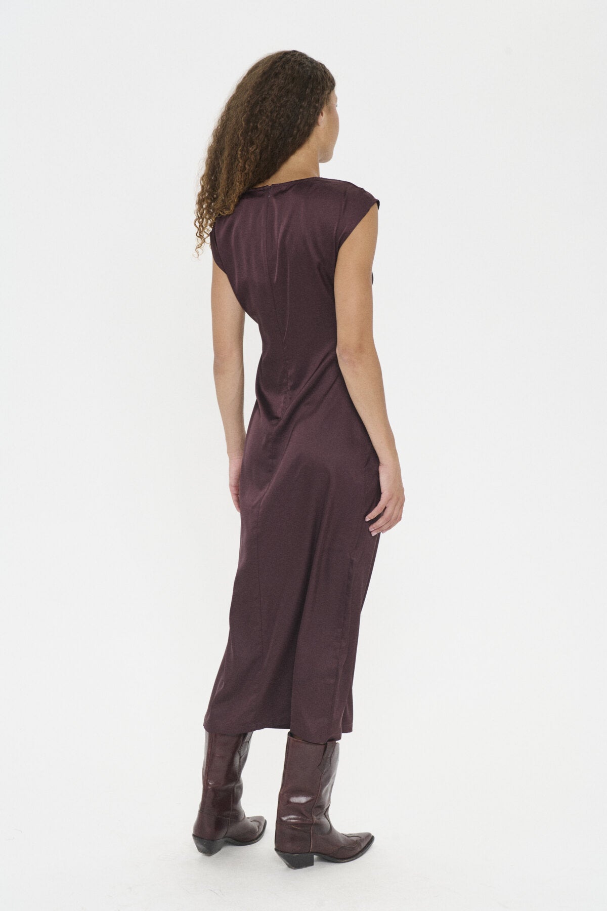 Saint Tropez MiggaSZ Wrap Dress - Black Shifted Strokes