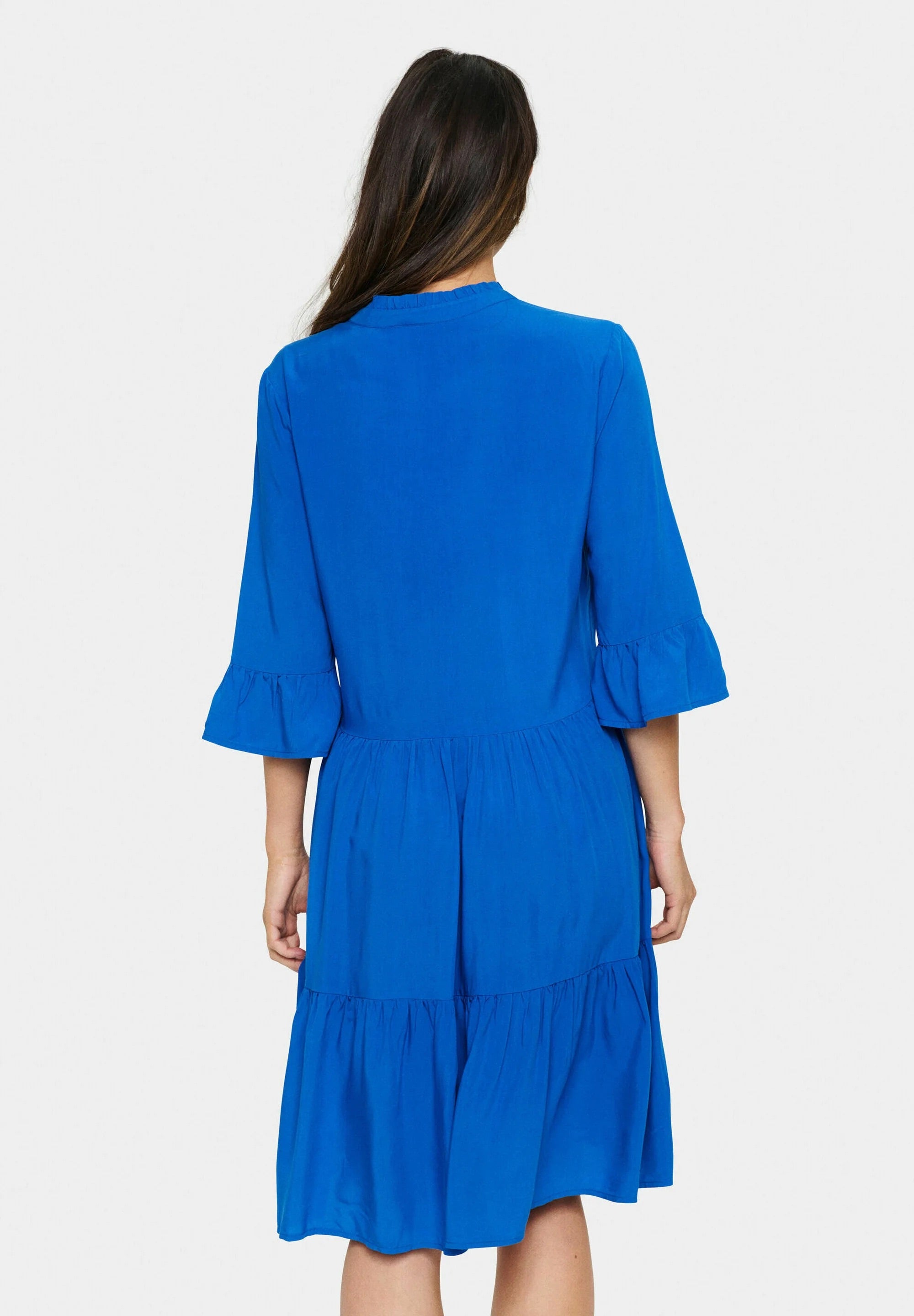 Saint Tropez Tiered Day Dress - Blue