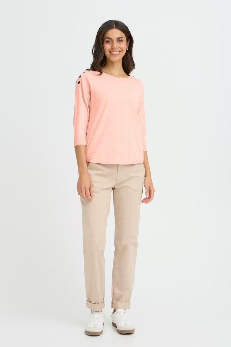 Fransa FRZUBASIC 114 Pullover - Soft Pink