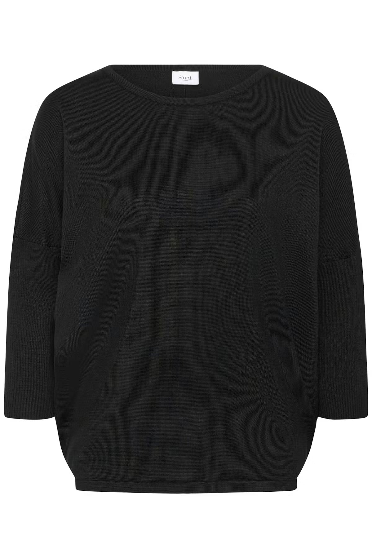 Saint Tropez MilaSZ R-Neck Pullover - Black
