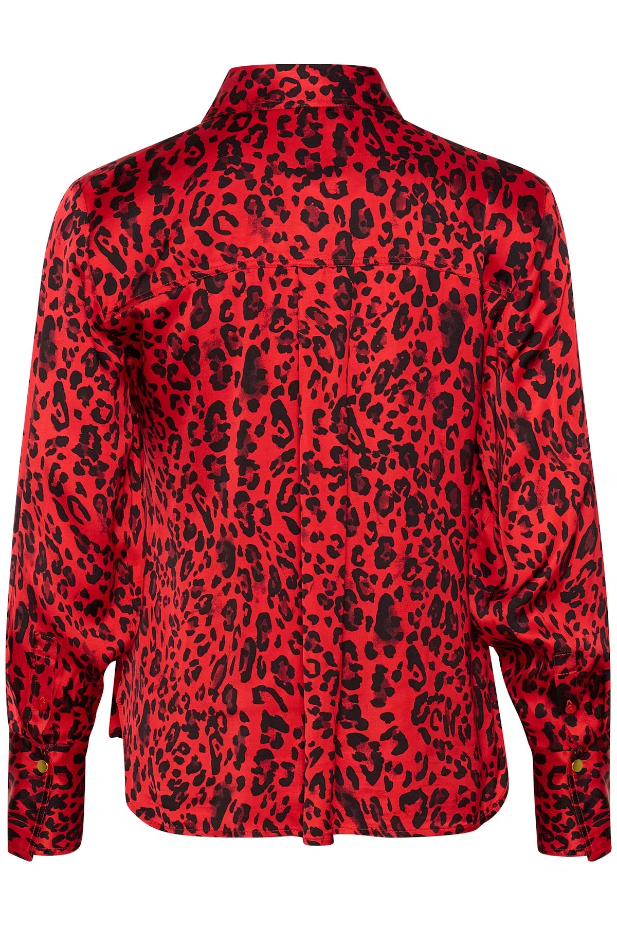 Part Two MaicaPW Shirt - Red Leopard Print Blouse