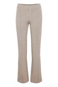Part Two Pontas Check Trousers - Brown Gingham Tailored Pants