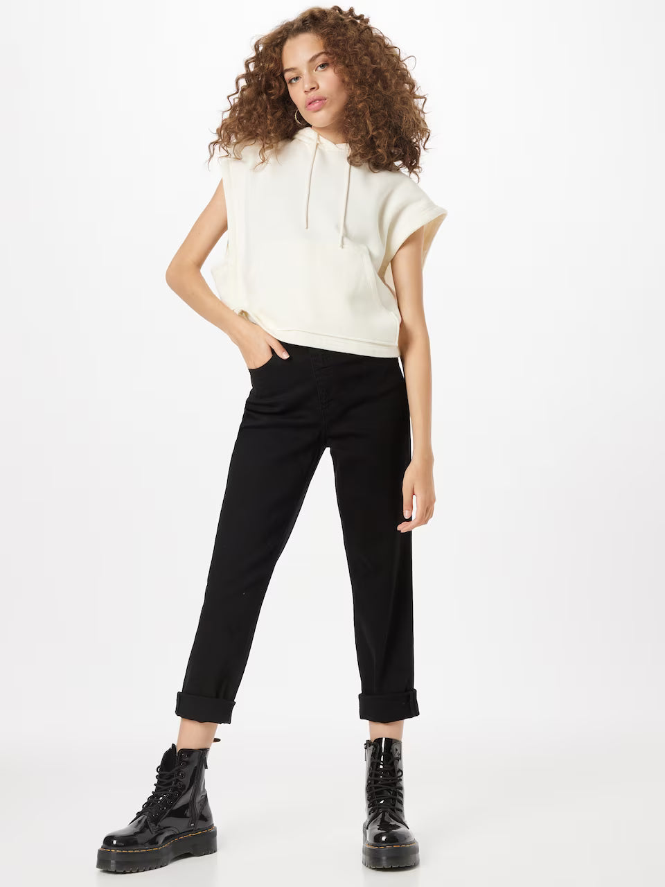 ICHI Hizto Jeans - Body-Hugging Fit - Black