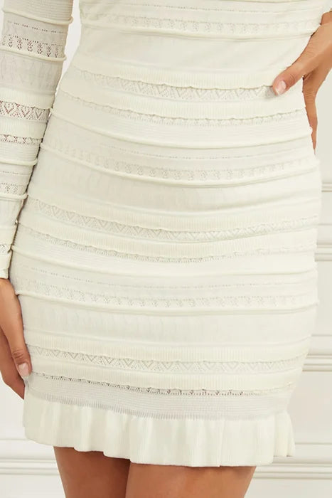 Marciano by Guess Beth Sweater Dress - Pale Pearl