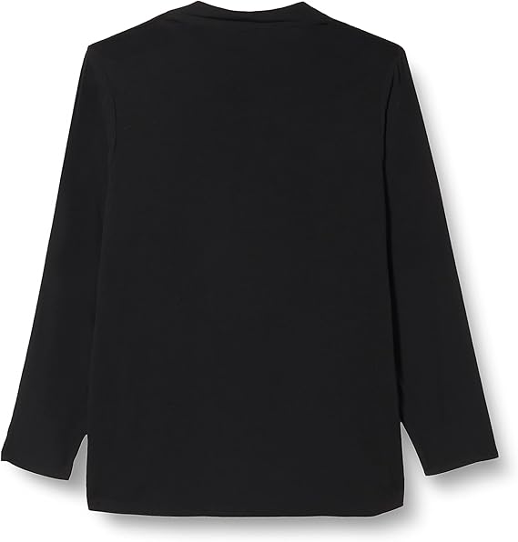 TRIANGLE Women's Black Long Sleeve Blouse - V-Neck