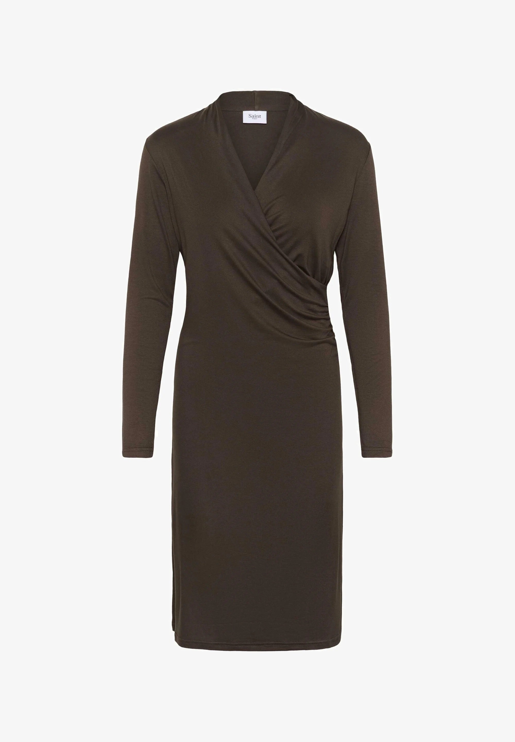 Saint Tropez ViggaSZ Wrap Dress - Mulch