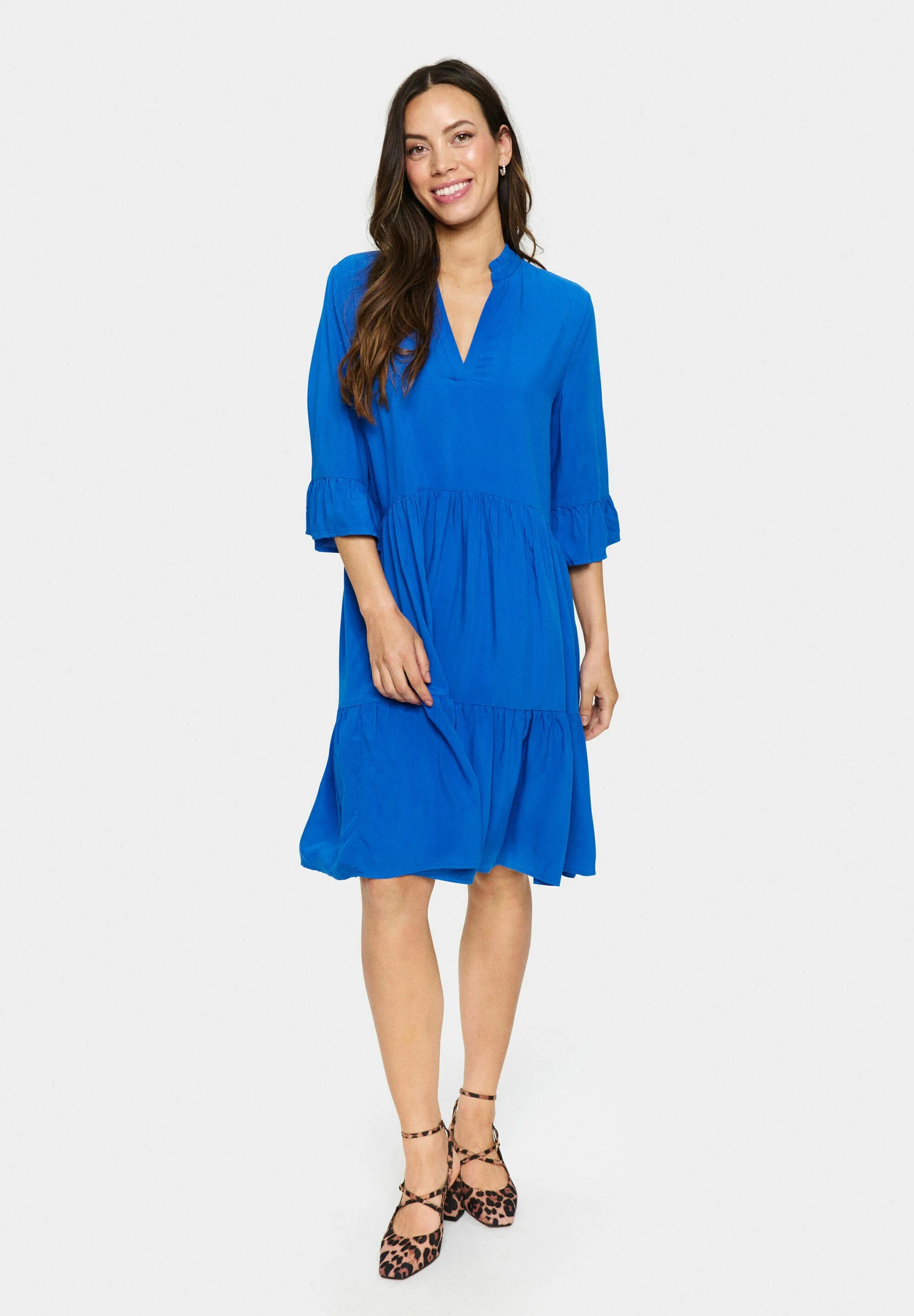 Saint Tropez Day Dress - Blue Iolite