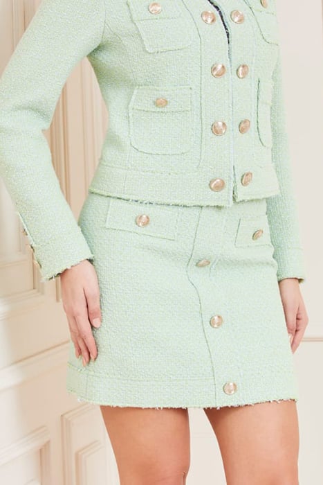 MARCIANO BY GUESS Nicole Skirt – Tweed Mini Skirt