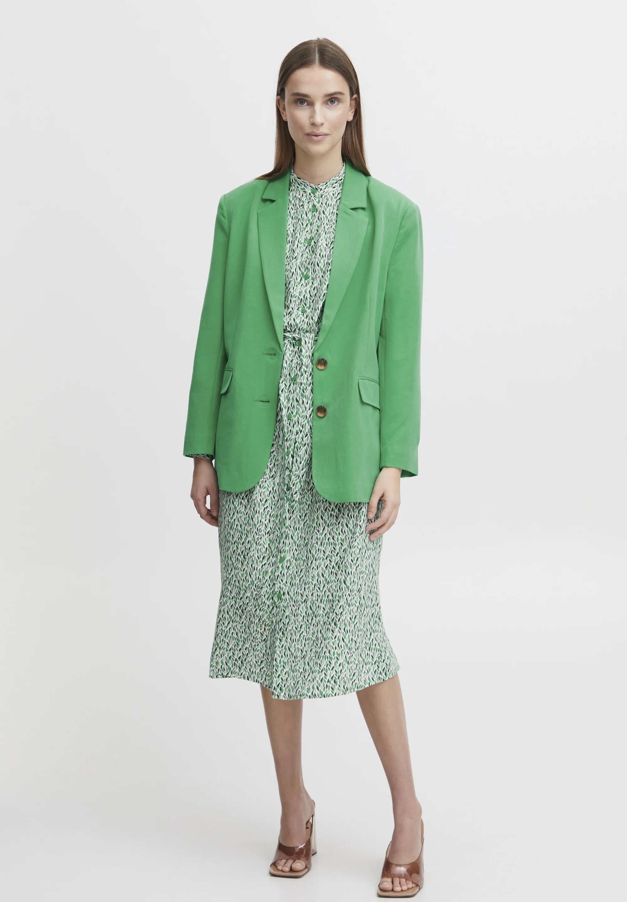 b.young BYESTALE - Short coat - ming green