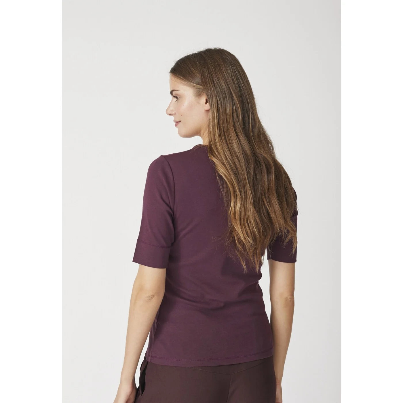 Co'couture Granny CC Organic Cotton T-Shirt – Aubergine