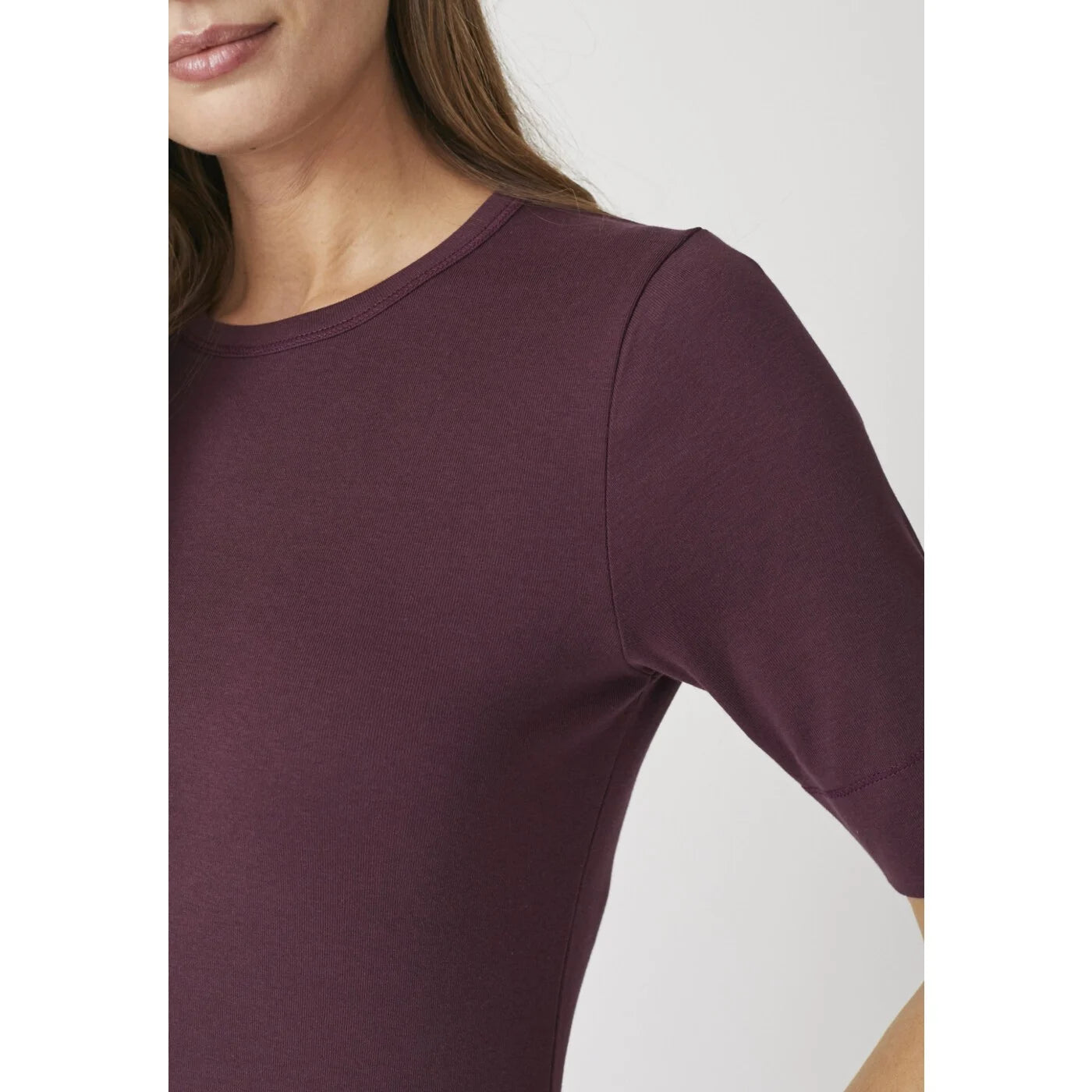 Co'couture Granny CC Organic Cotton T-Shirt – Aubergine