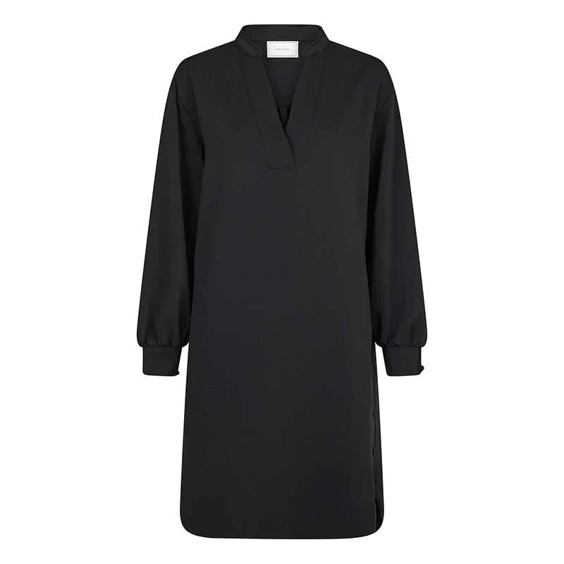 Neo Noir Lexia Crepe Dress – Black