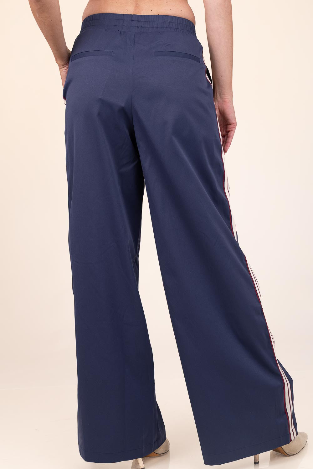 Co'couture Mingus Sporty Wide Leg Pants – Dark Blue