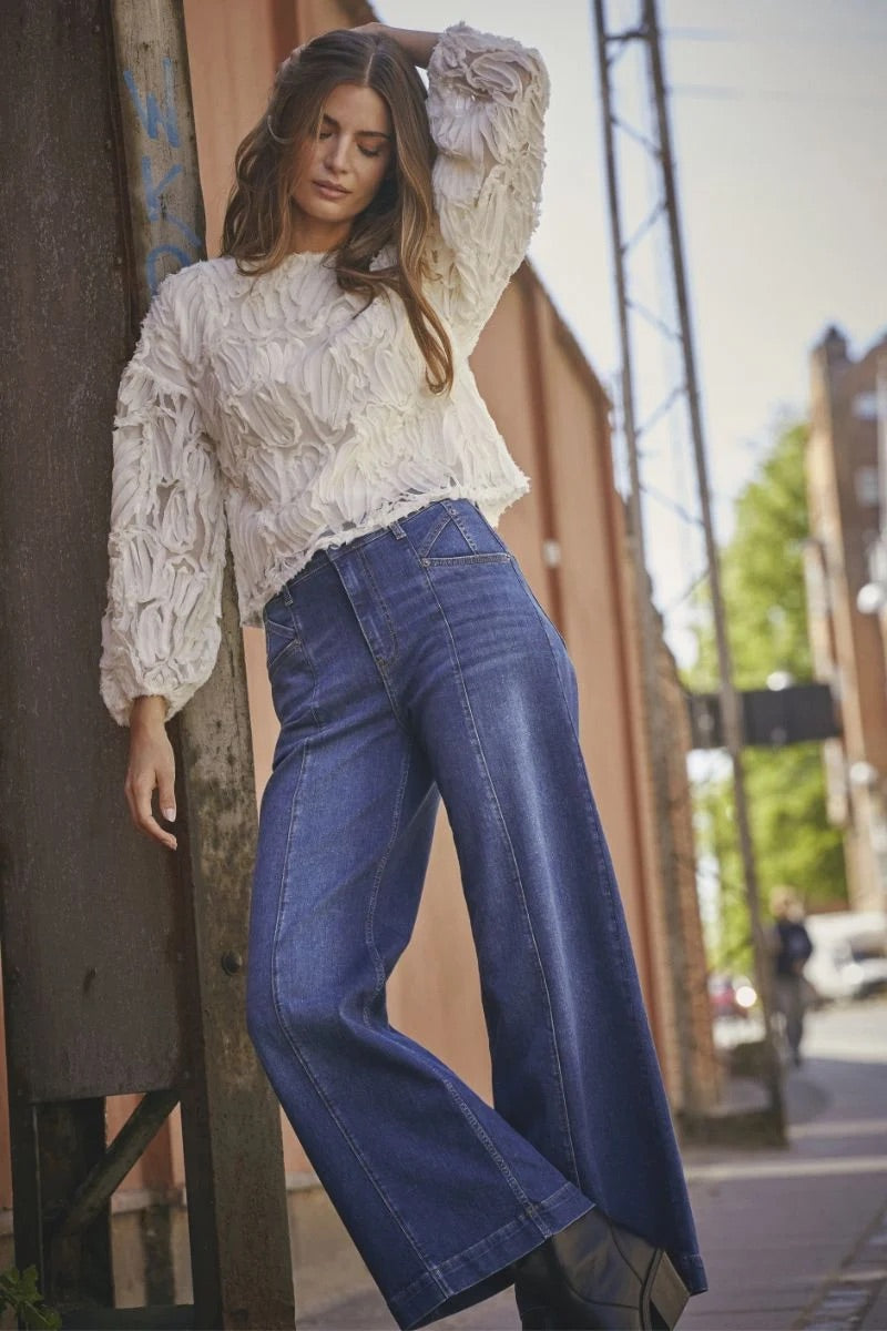 Co'couture Tyler CC Wide-Leg Jeans – Denim Blue