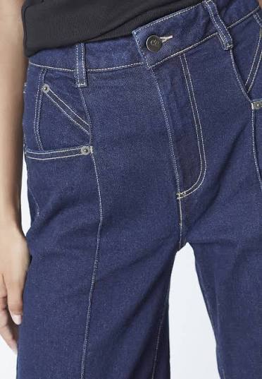 Co'couture Theo CC Wide-Leg Jeans – Dark Denim