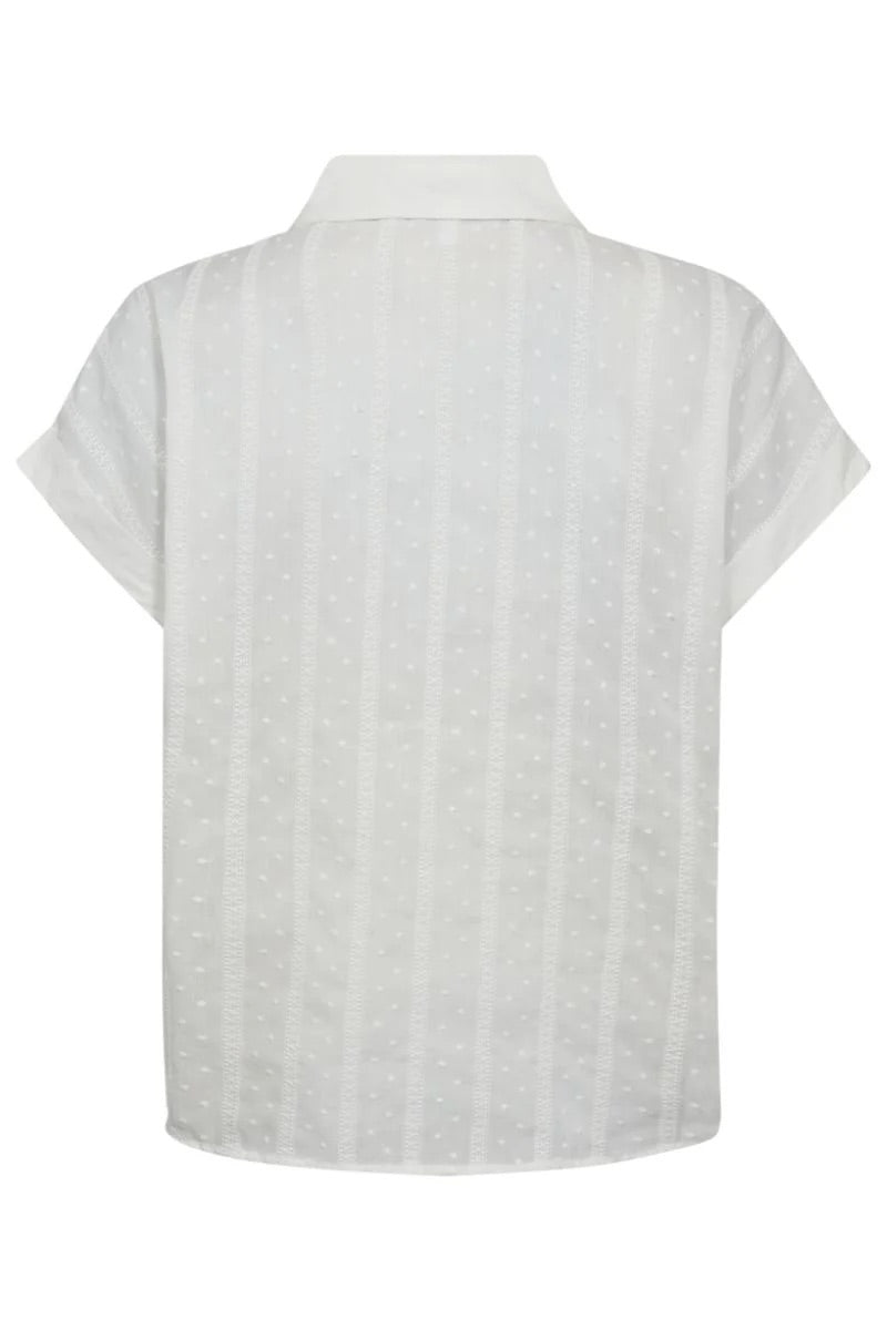Co'couture Maddie CC Short-Sleeve Top – White