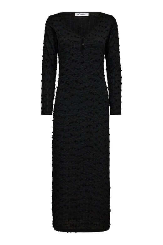 Co'couture Pompom CC Dress – Black