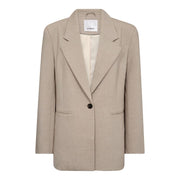 Co'couture Oversized Single-Button Blazer – Sand