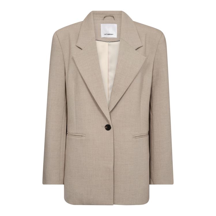 Co'couture Oversized Single-Button Blazer – Sand
