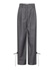 Co'couture Wide-Leg Tailored Trousers – Grey