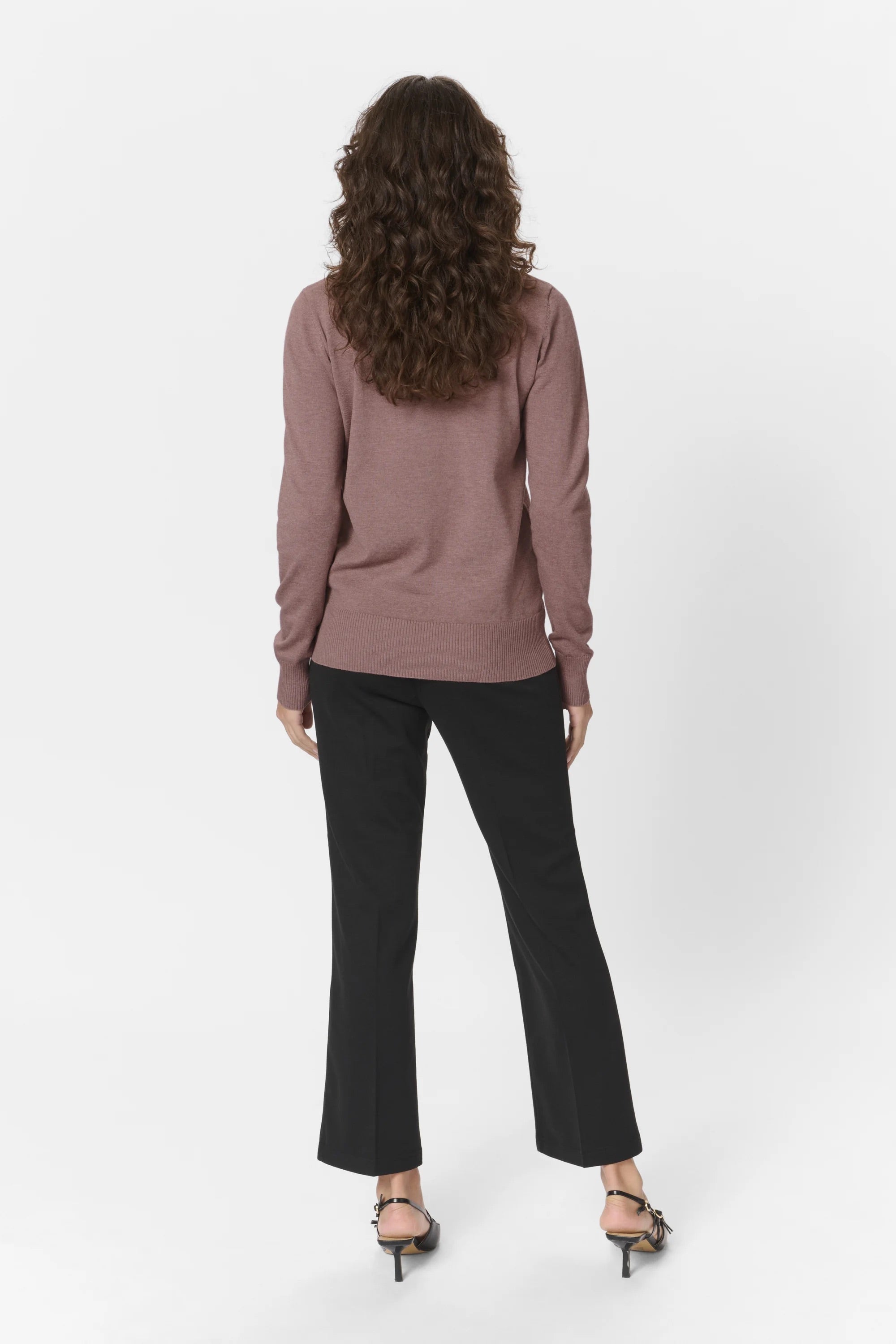 Saint Tropez MILASZ Rollneck Pullover - Antler Melange J2046