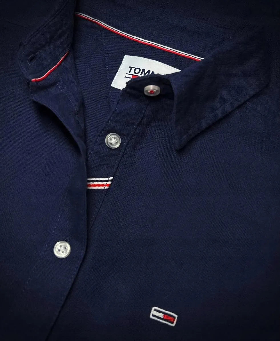Tommy Jeans Ladies Oxford Shirt Navy