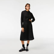 Lacoste Women's Elastic Waist Pleated Skirt