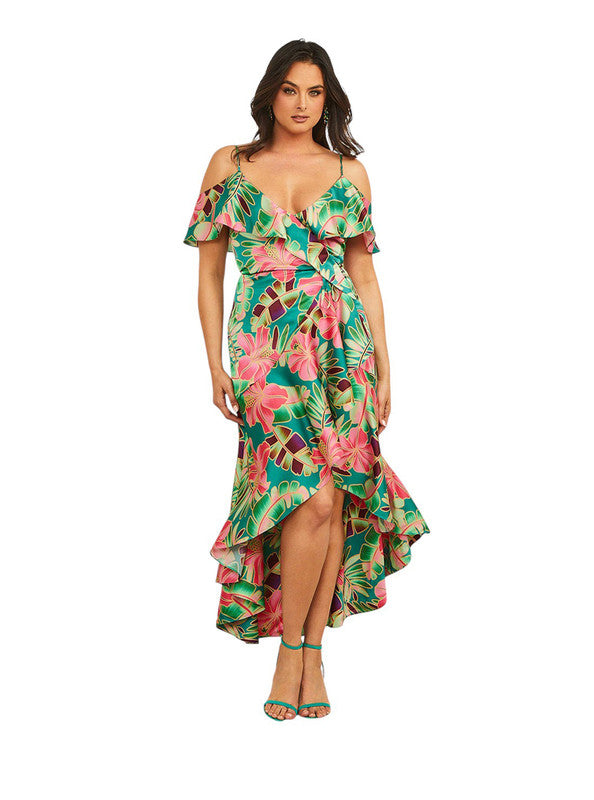 Marciano by Guess Paradiso Wrap Midi Dress