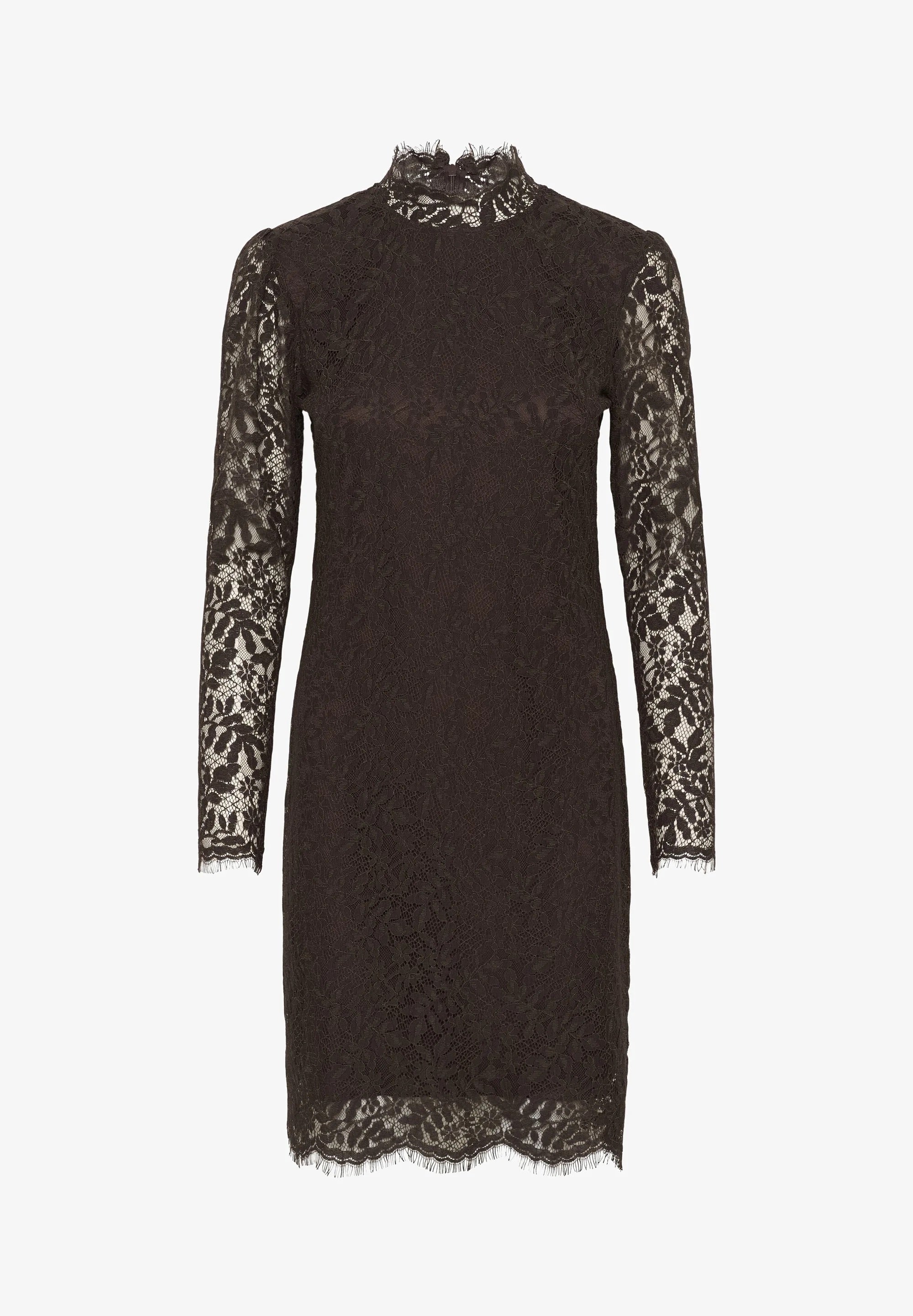 Saint Tropez GannaSZ Lace Dress - Oak Brown