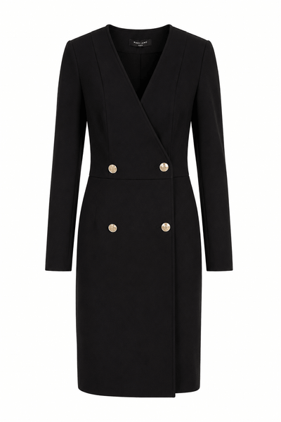 Marciano by Guess Double-Breasted Blazer Dress – Black