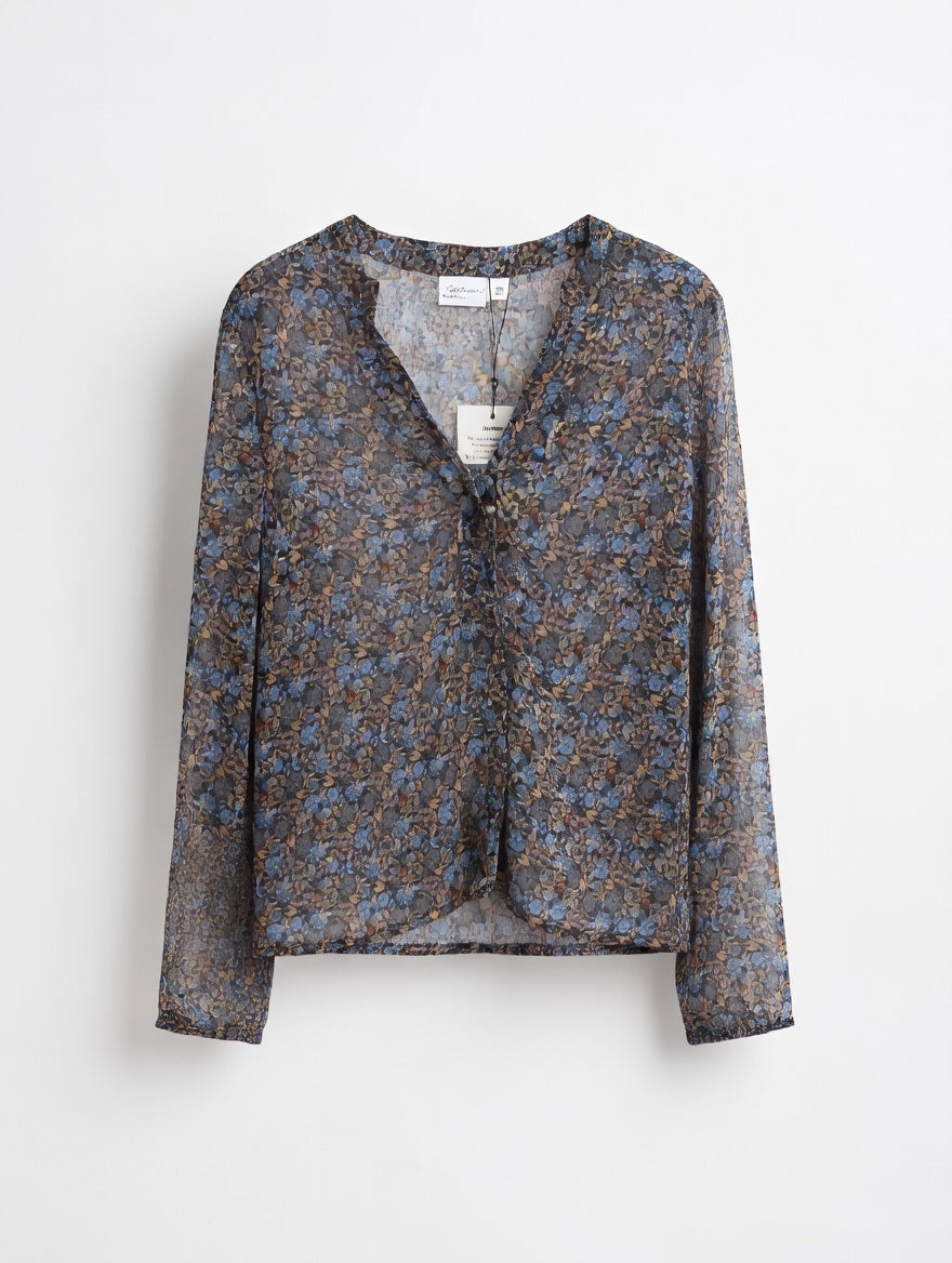 Saint Tropez Floral Chiffon Blouse