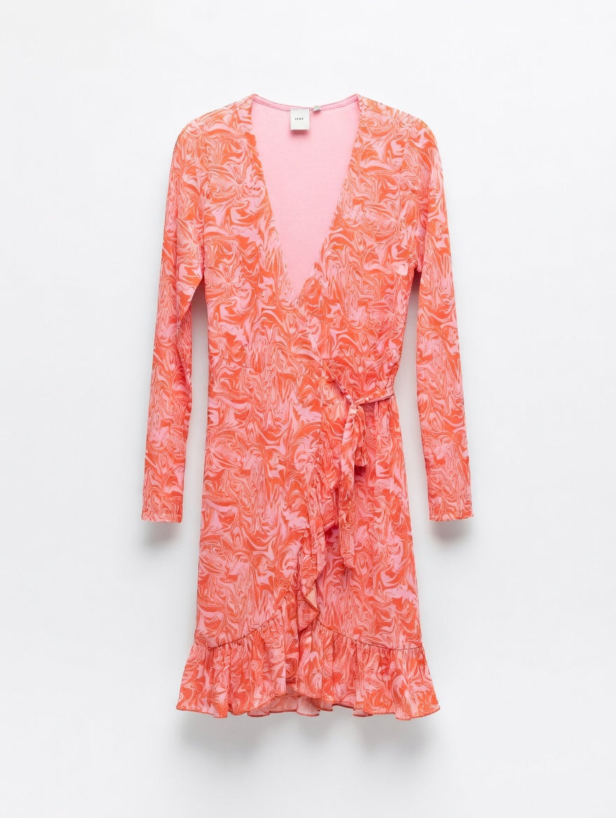 ICHI Gretan Wrap Dress