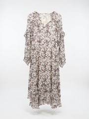 Part Two Sammi Floral Chiffon Midi Dress
