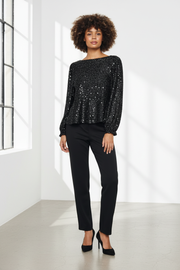 HinnaSZ Sequin Blouse - Lifestyle Full Body