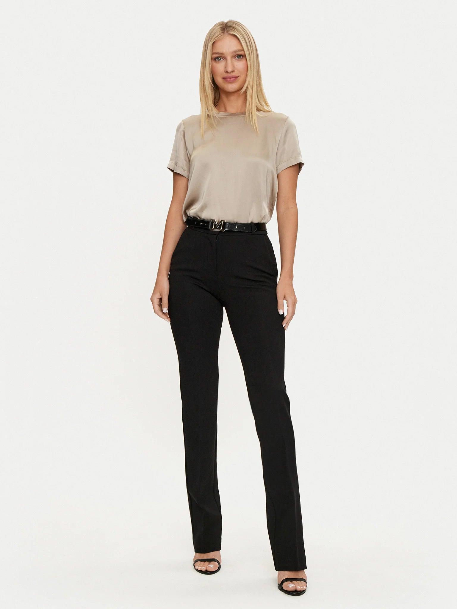 Marciano Guess Fabric Pants Black Regular Fit