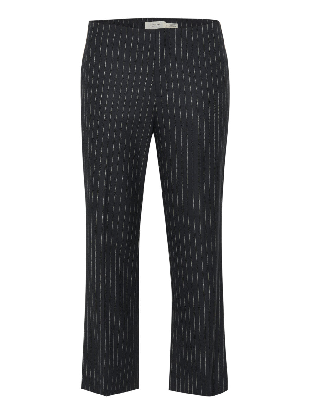 Part Two LemoniPW Trousers - Black Pinstripe Tailored Pants