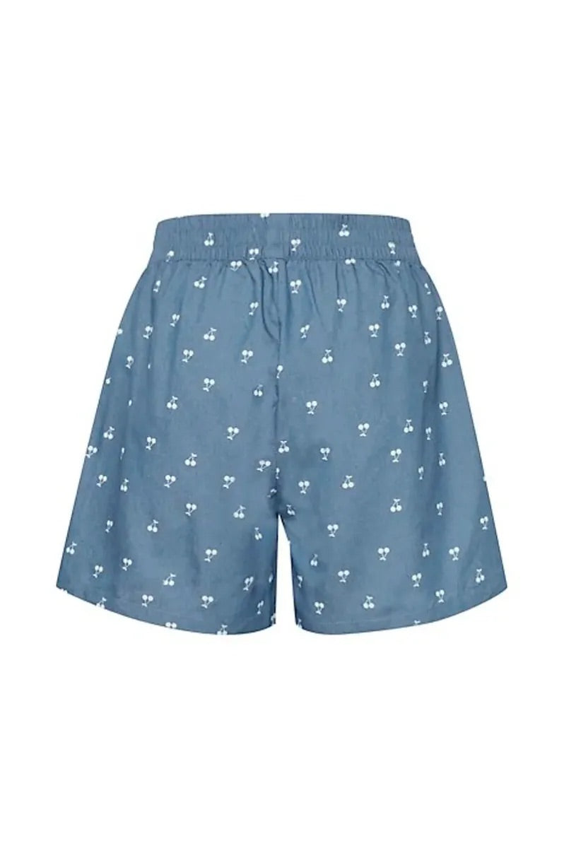 B YOUNG Hege Shorts Mid Blue Denim